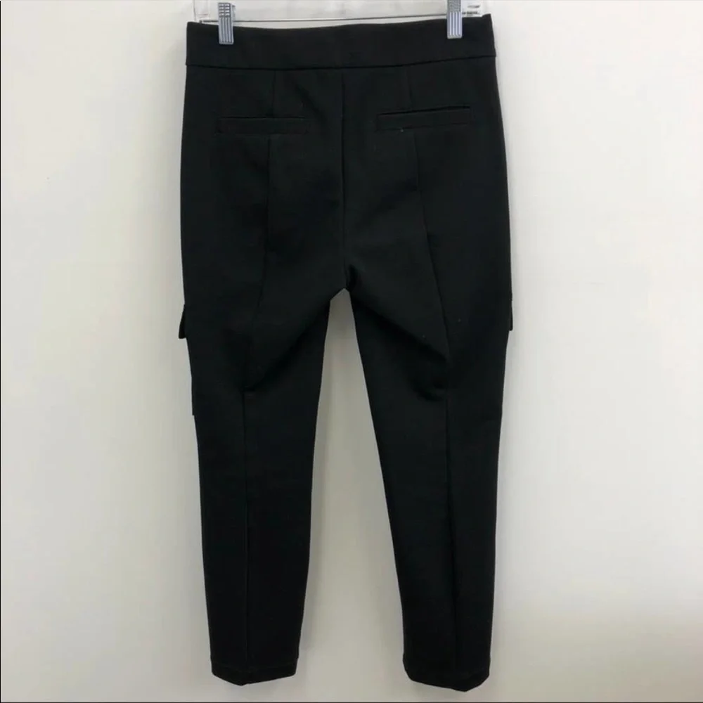 Anthropologie The Essential Slim Black Cargo Pants - Picture 6 of 10